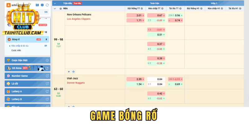Game bóng rổ